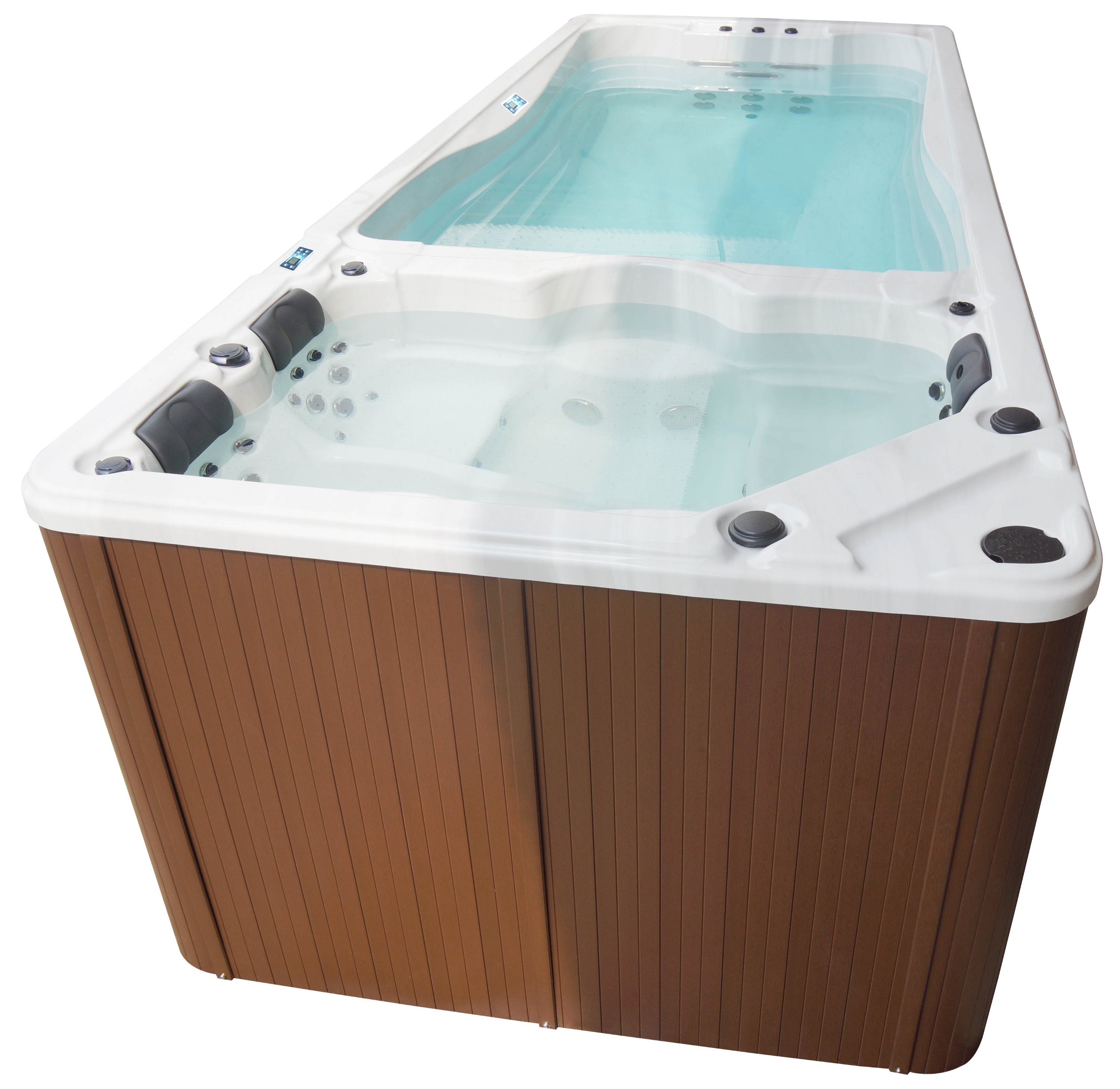 Prefabricated swimming pool with spa function for  garden