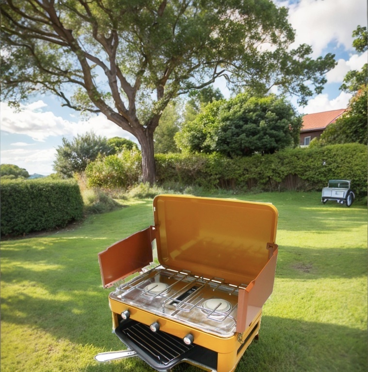 Gas Grill And Cooking Stove