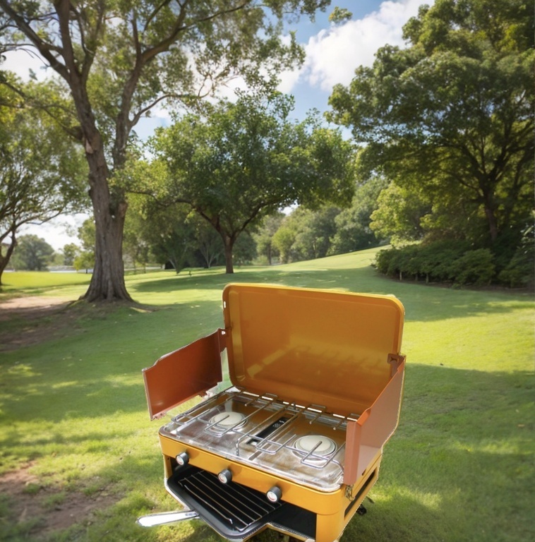 Gas Grill And Cooking Stove