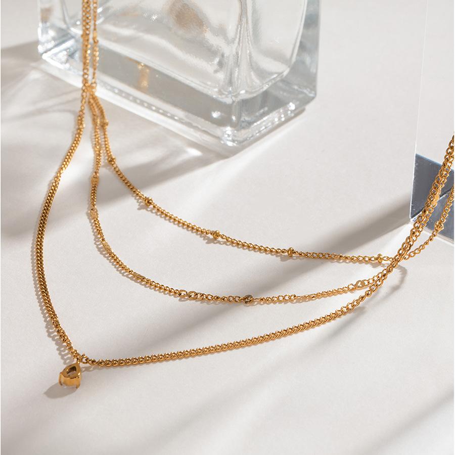 Teardrop Necklace, Multi-Layered Necklace, Layered Pendant Necklace, Y Necklace, Choker Necklace, Statement Necklace, Elegant Necklace, Dainty Necklace, Minimalist Jewelry