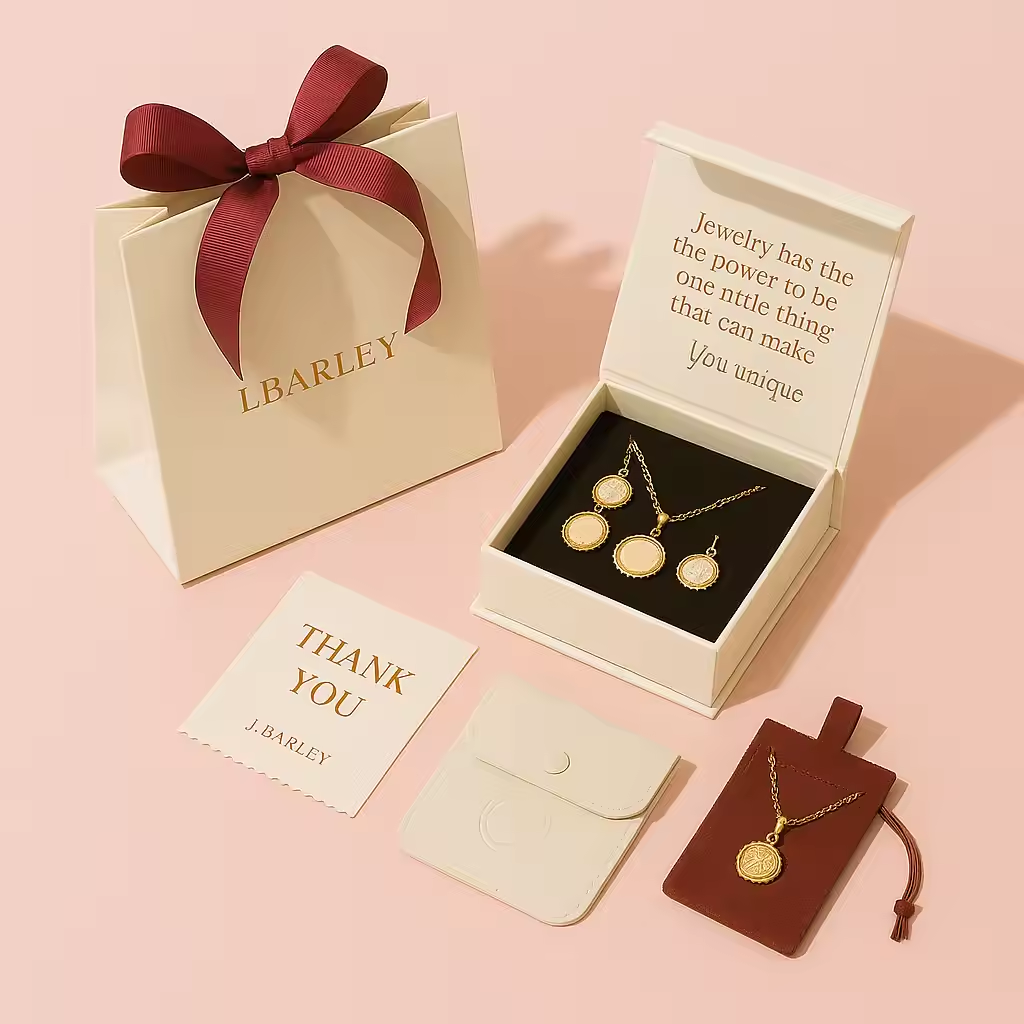 Jewelry box gift set, Luxury jewelry packaging, Velvet jewelry box with bag, Elegant jewelry storage set, Jewelry presentation box and pouch