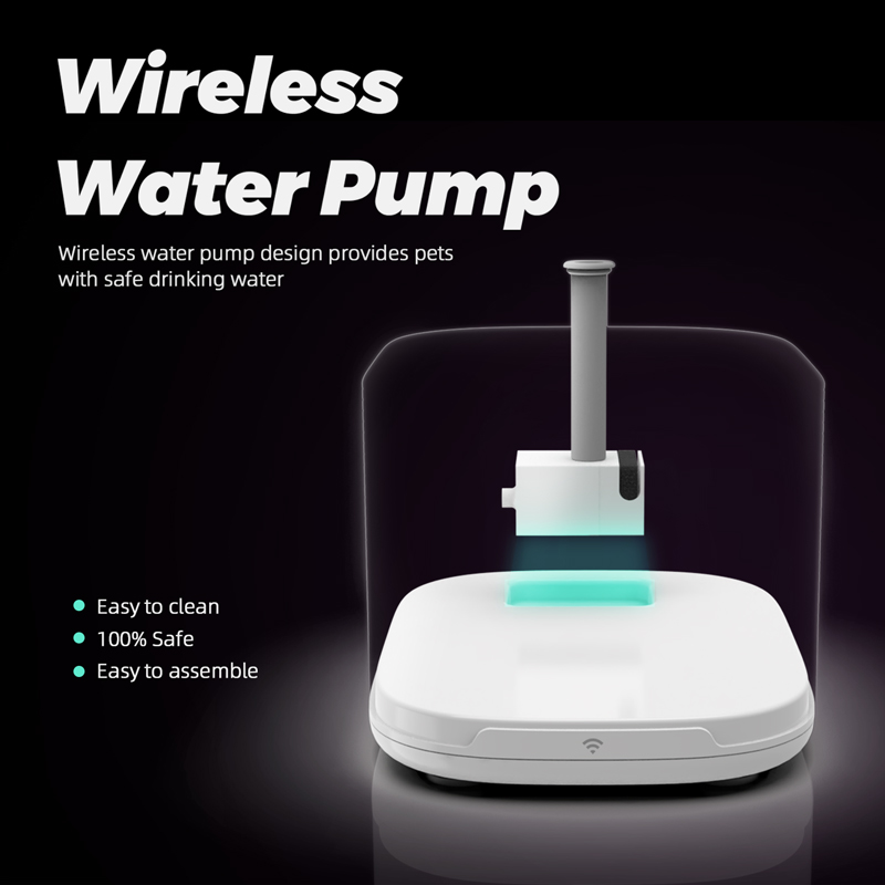 Wireless pump cleaning