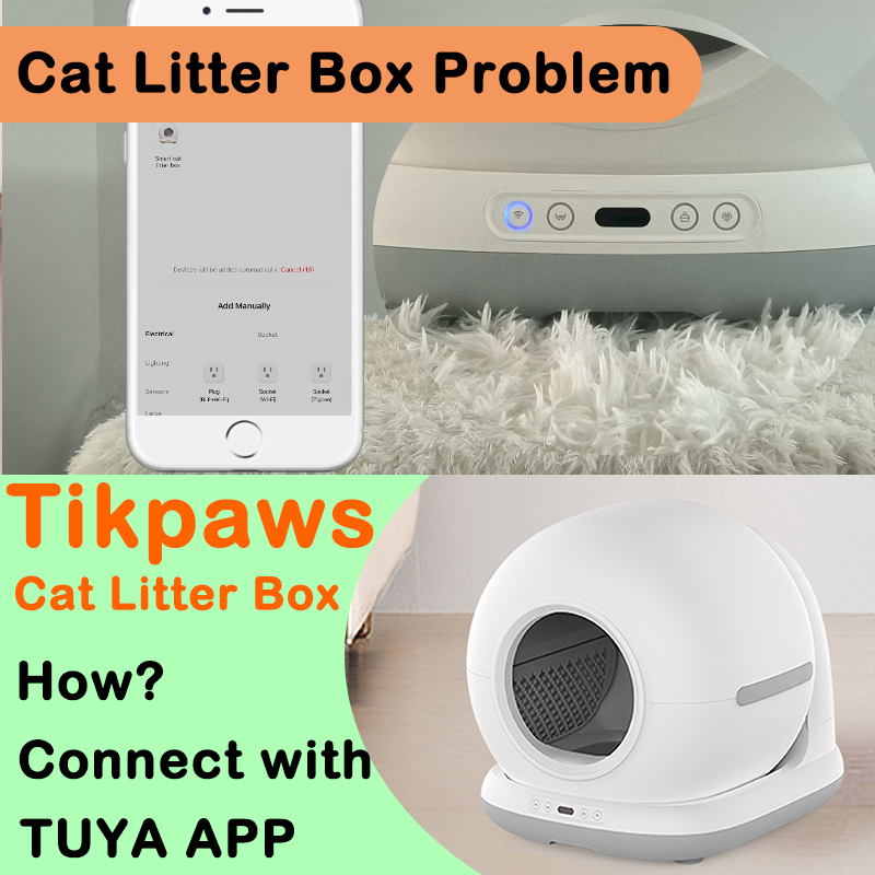 CB001 & CB002 Smart Litter Box | Connect with Tuya App
