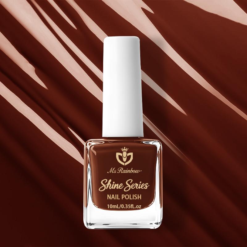 Ms Rainbow Dark Chocolate Nail Polish 10ml Gloss Shine Nail Varnish For Nail Art
