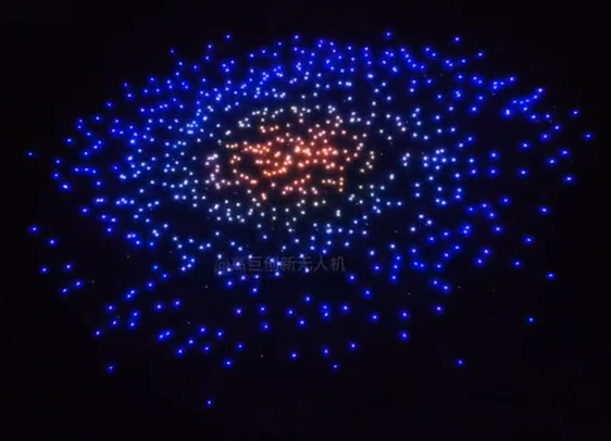 Drone Fireworks-Sapphire Ocean
