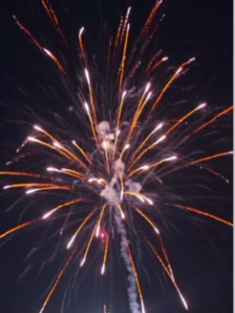 100 shots / Blue Dream, Pink Rose, Purple Gold Love, and Orange Wish Fireworks  