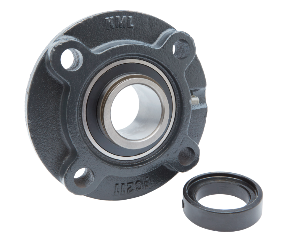 4 Bolt Round HCFC Flange, Wide Insert Bearings