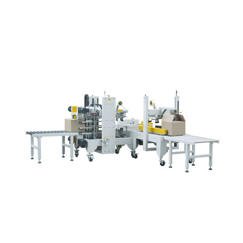 Automatic cover folding and automatic corner sealing machine GQI-50+GQH-50