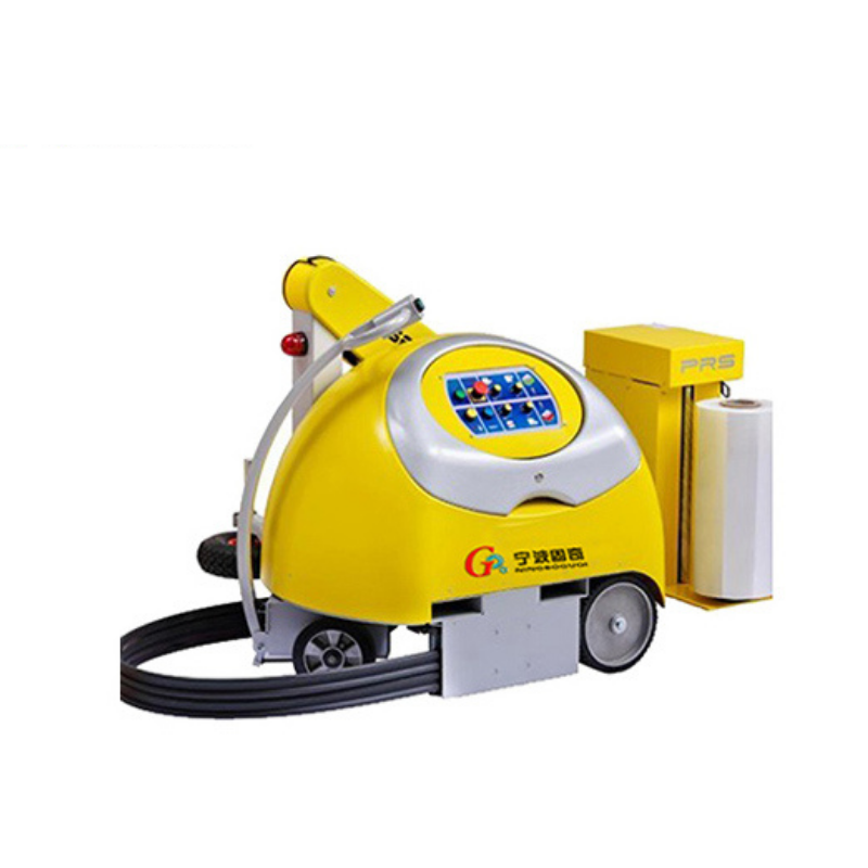 Self-propelled film winding machine