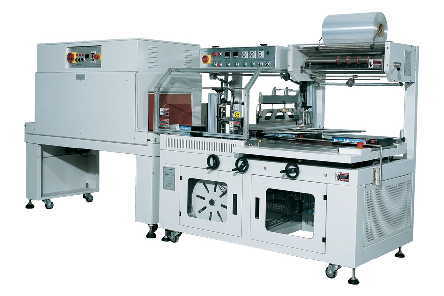 Semi-automatic cuff sealing and shrinking packaging machine GPL6030S+GPS6040