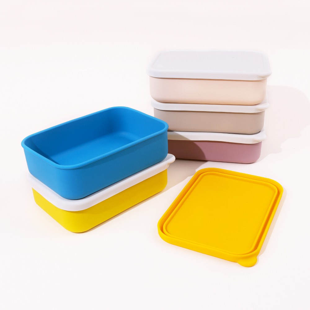 800ml Silicone Bento Box without Compartment