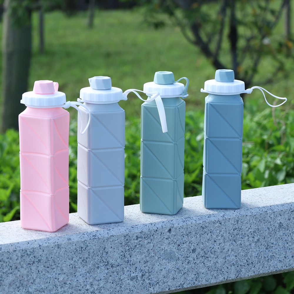 Silicone Foldable Portable Water Bottle