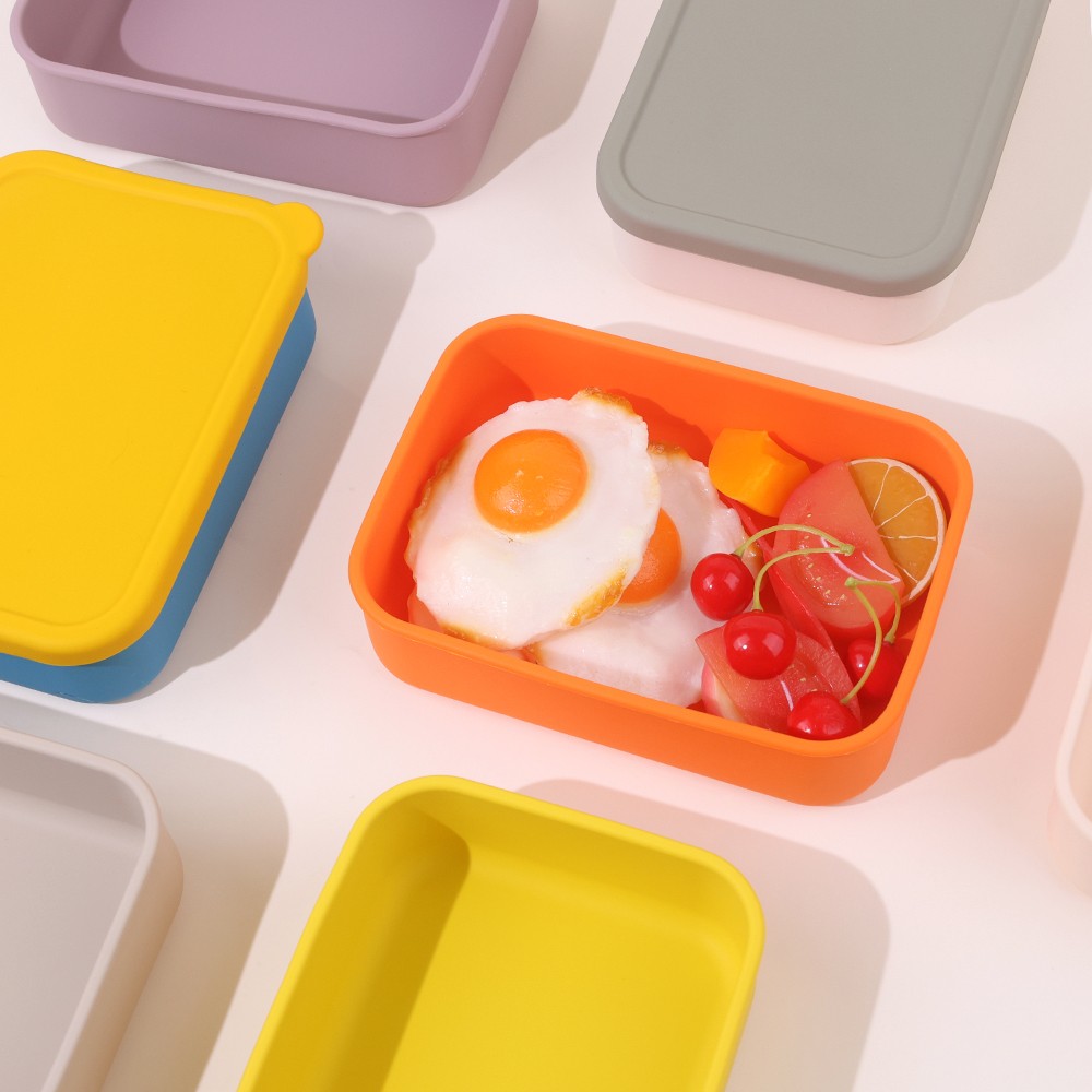 800ml Silicone Bento Box without Compartment