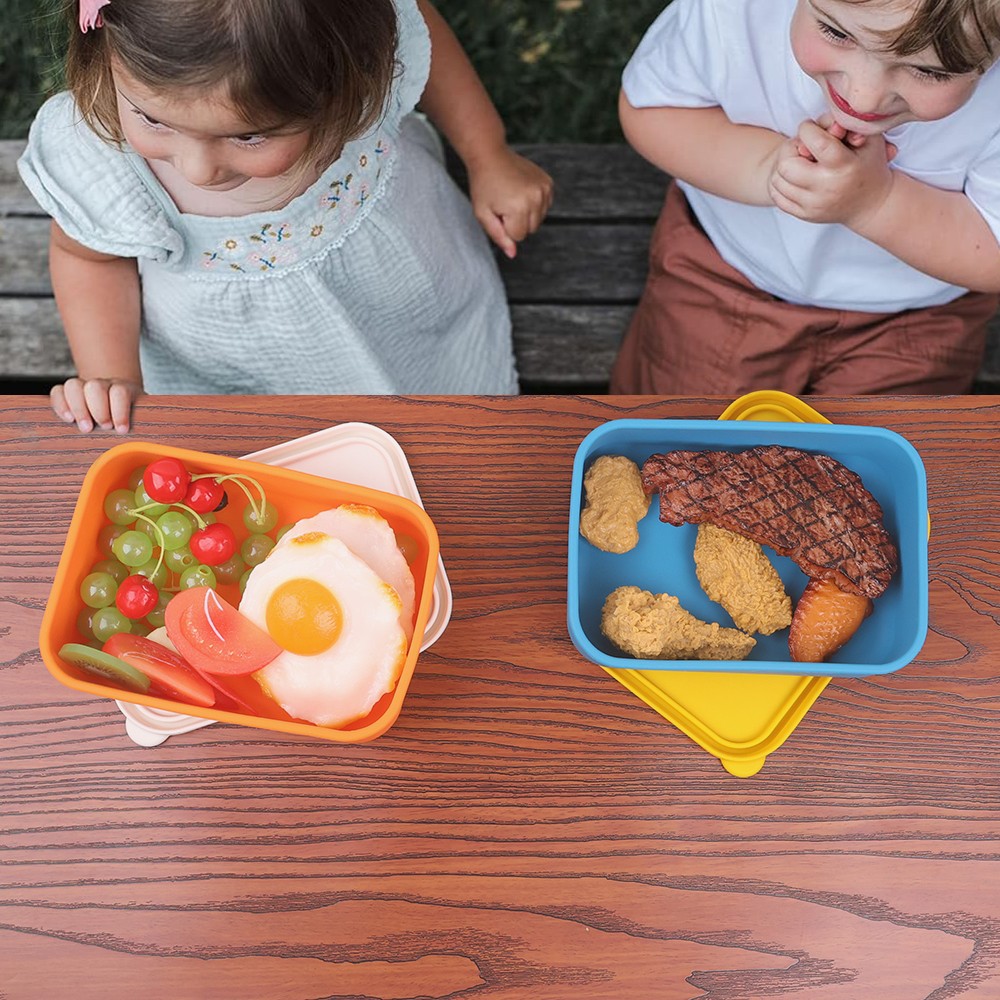 800ml Silicone Bento Box without Compartment