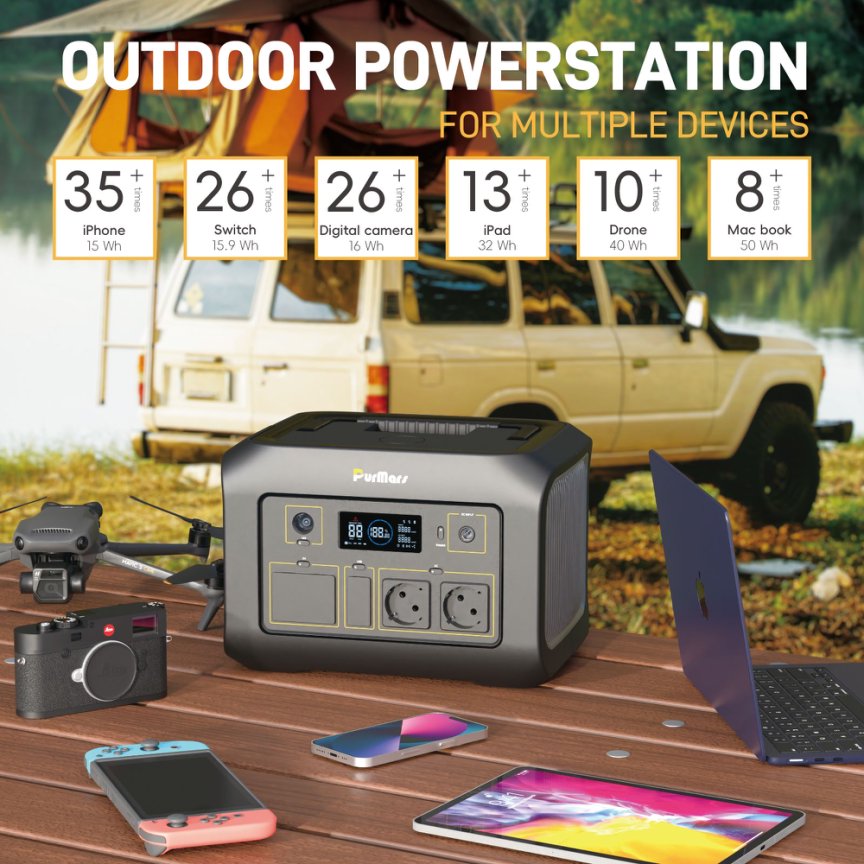 600W Portable Power Station Charges into the European Market