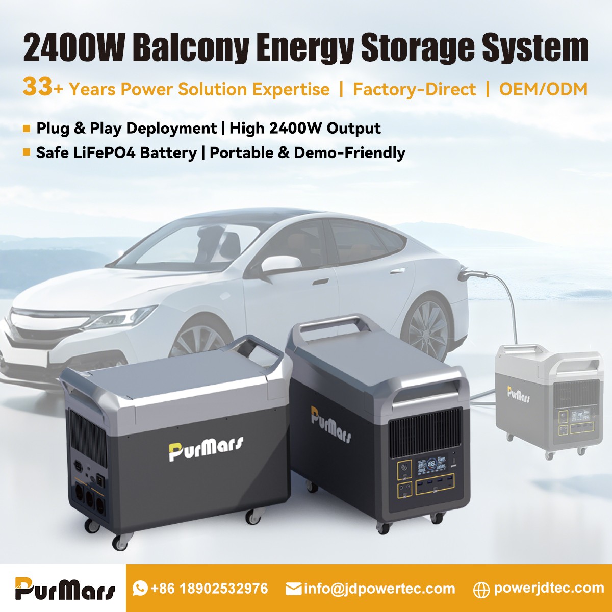 2400W portable power station