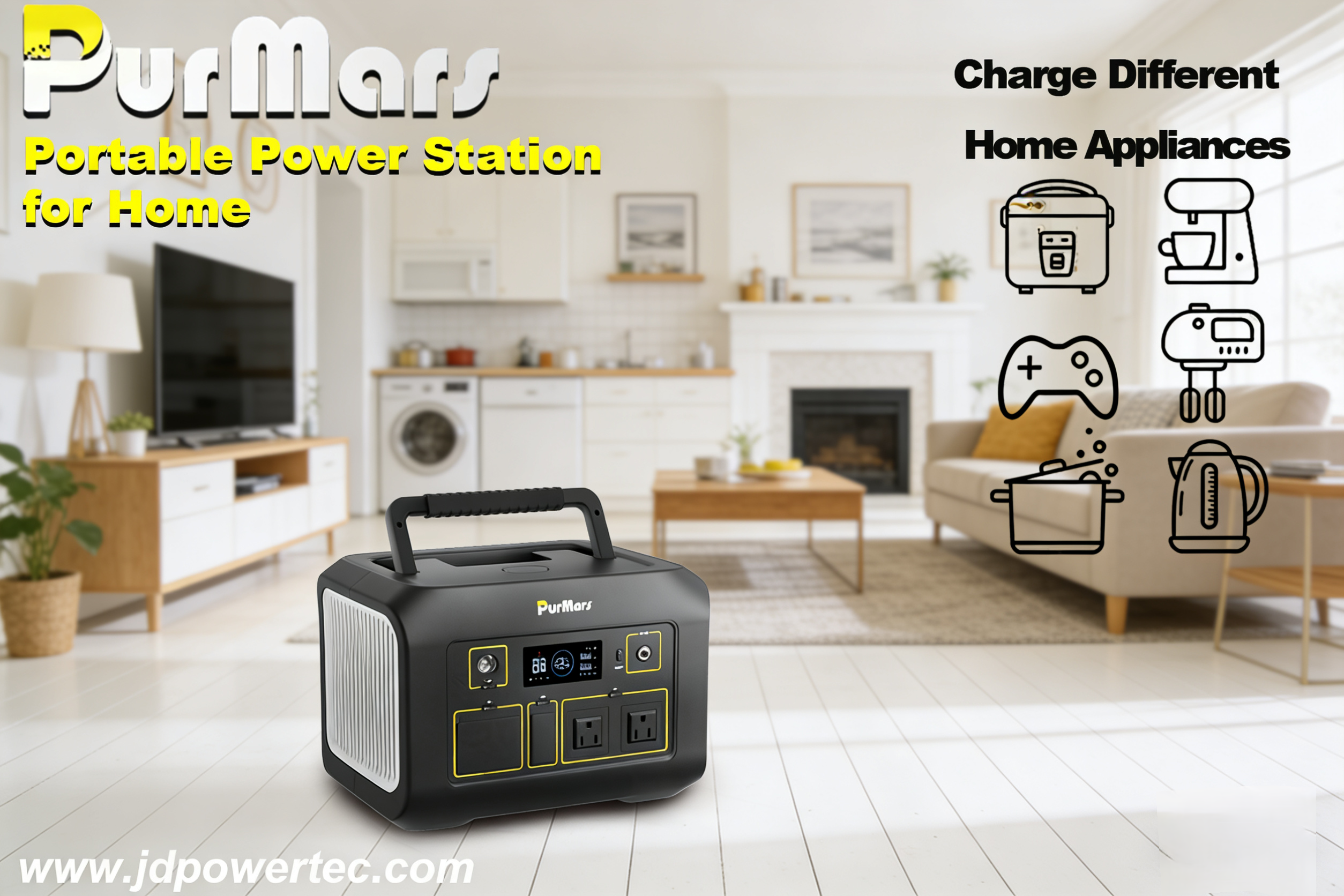 600W Portable Power Station: Your Essential Home & Adventure Companion