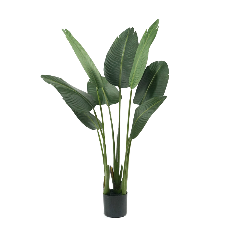 Artificial Canna, Traveler's Palm, and Banana Trees