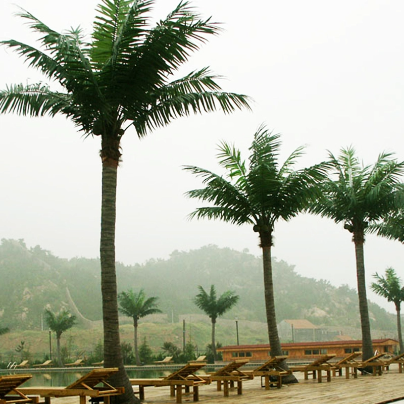 Commercial-Grade Artificial Coconut Trees