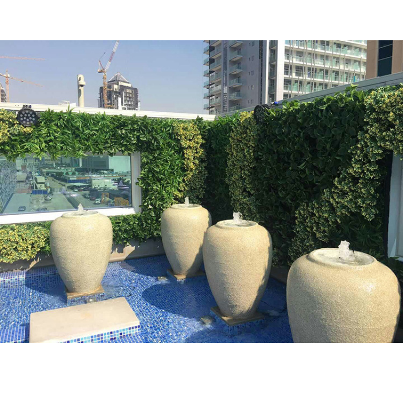 Dubai Hotel Decoration Artificial Green Wall 