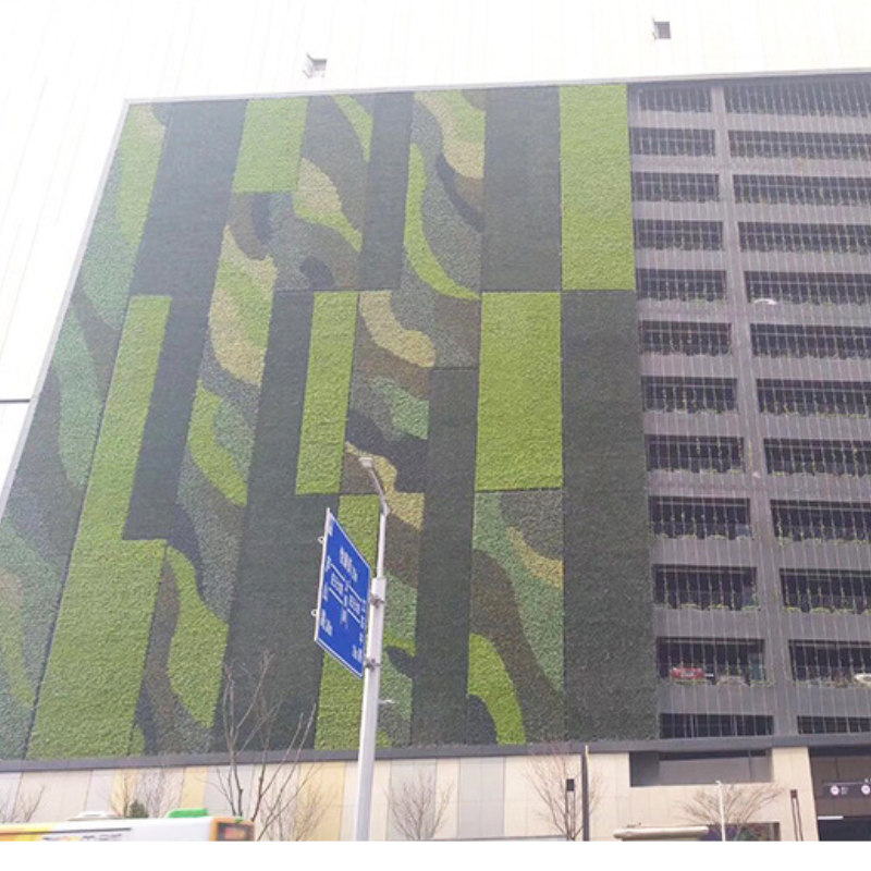 UK Fireproof And UV Artificial Green Wall 