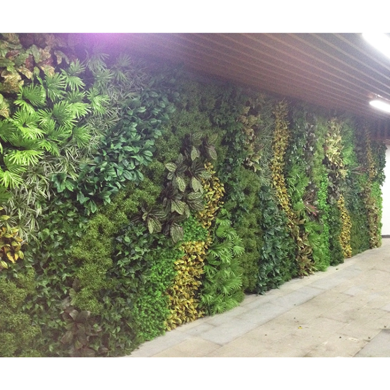 Malaysia Indoor Hotel Decoration Artificial Green Wall
