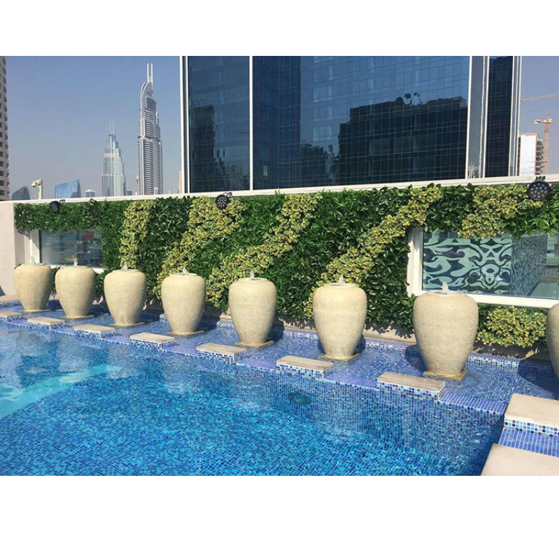 Dubai Hotel Decoration Artificial Green Wall 