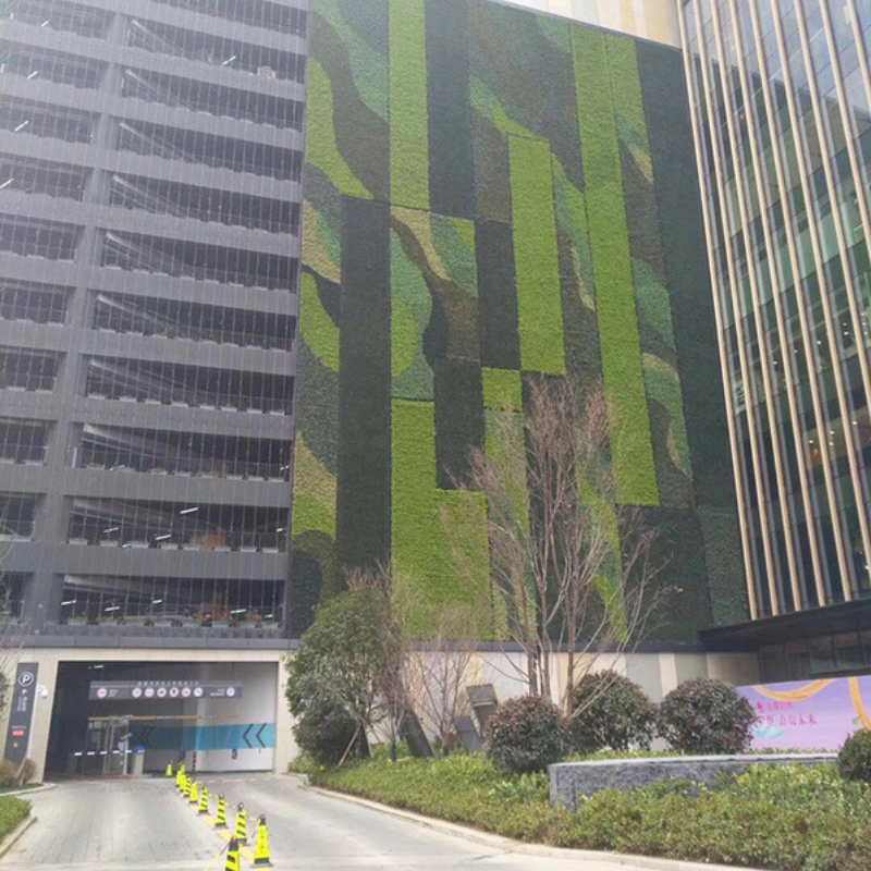 UK Fireproof And UV Artificial Green Wall 