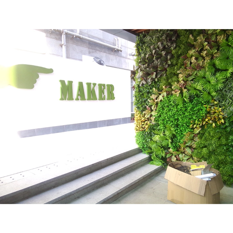 Malaysia Indoor Hotel Decoration Artificial Green Wall