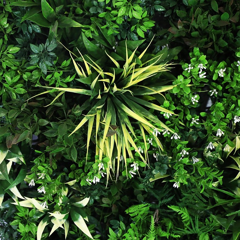 Mall Decoration Fireproof Outdoor Artificial Plant Wall