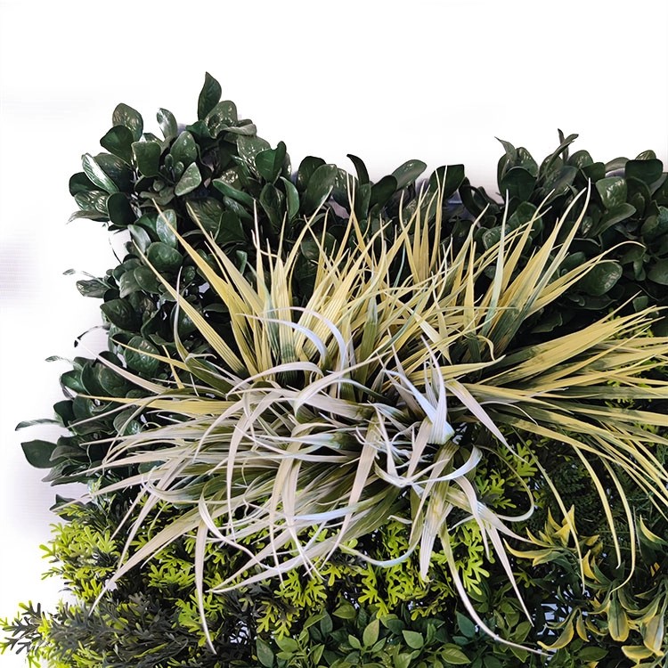 UK Office Decoration Fireproof And UV Artificial Green