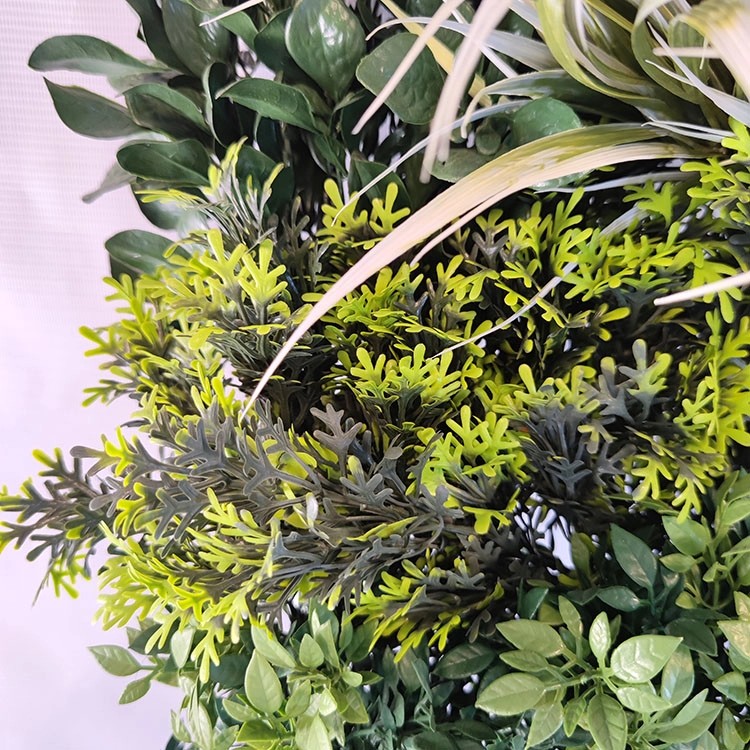 UK Office Decoration Fireproof And UV Artificial Green