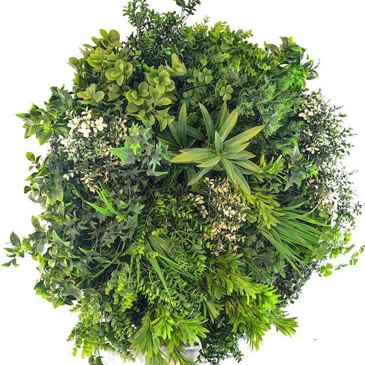 Clubhouse Decoration Indoor Artificial Plant Wall 