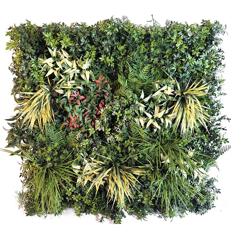 Malaysia Fireproof And UV Artificial Green Wall 