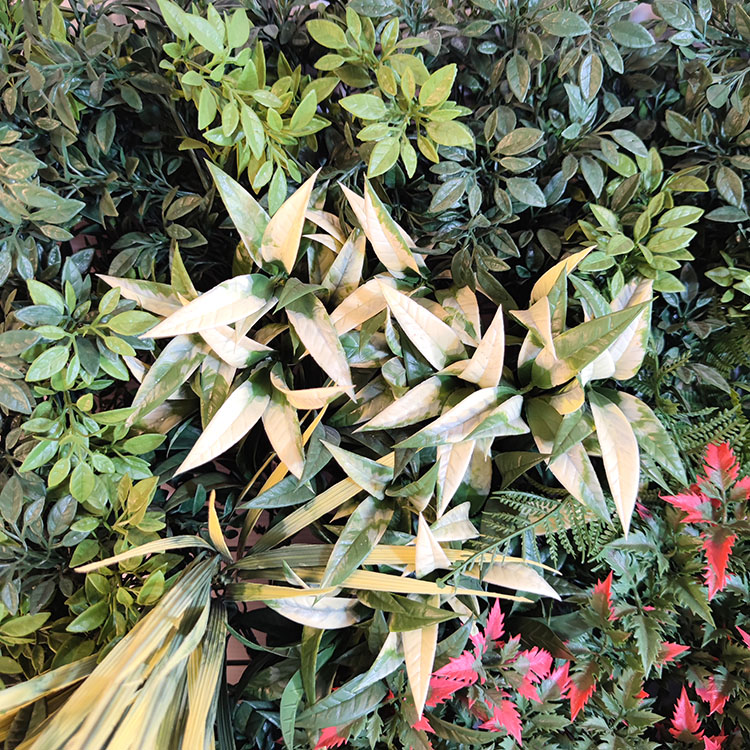 Malaysia Fireproof And UV Artificial Green Wall 