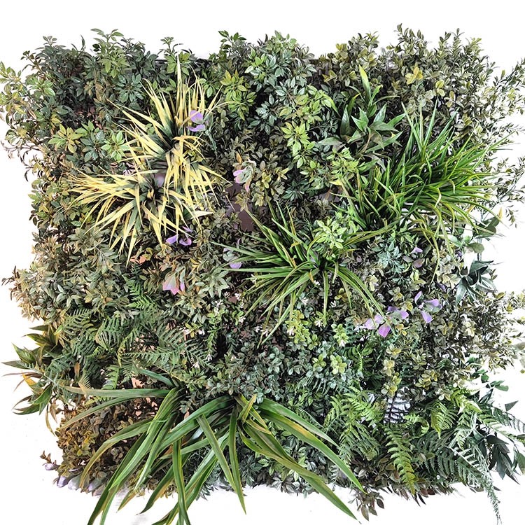 India Fireproof And UV Artificial Green Wall 