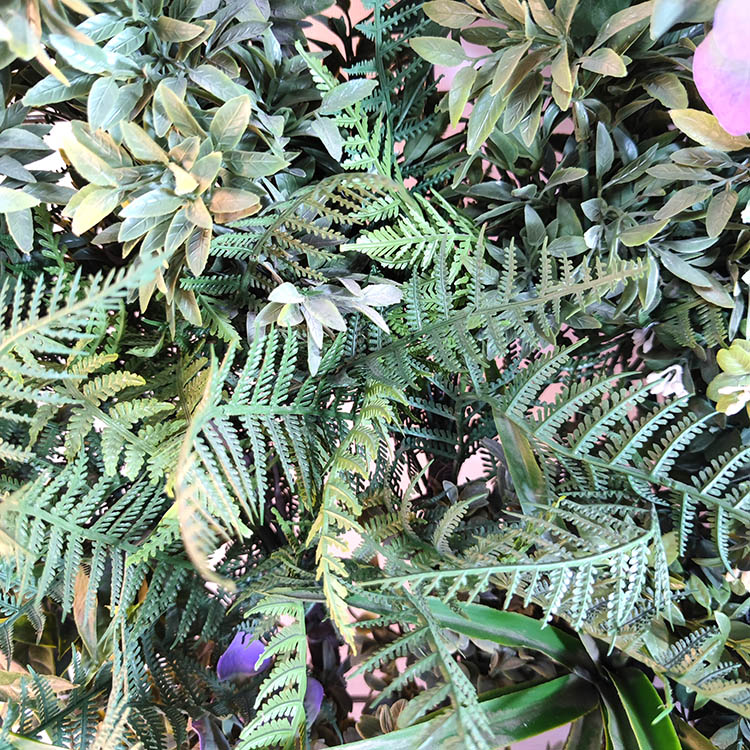 Fashion UV Fire Retardant Artificial Green Wall 