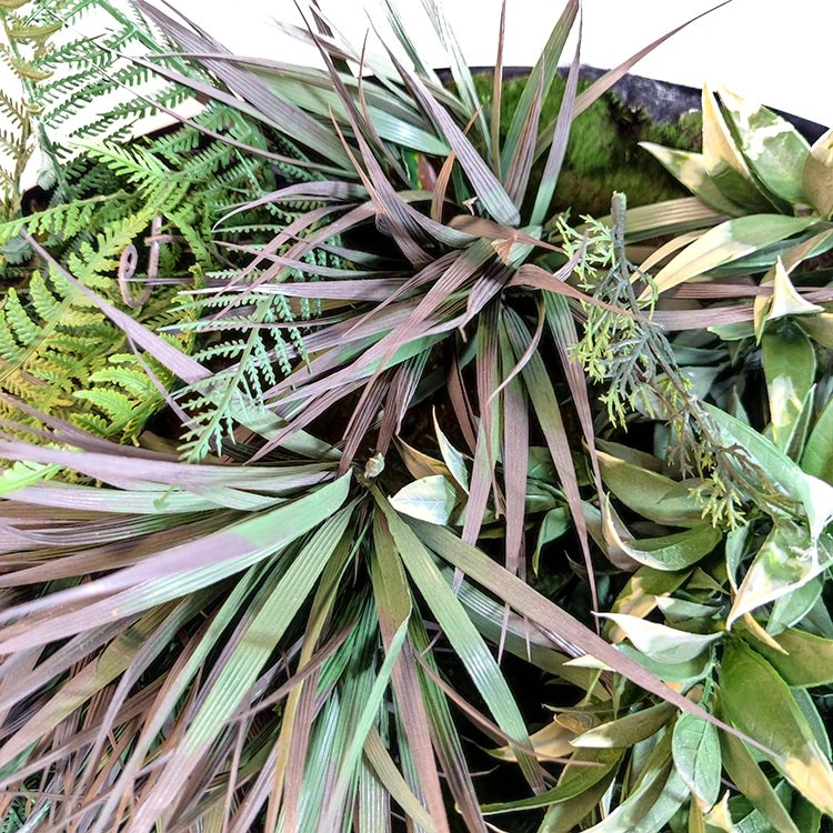 Gardon Decoration Fireproof And UV Artificial Green