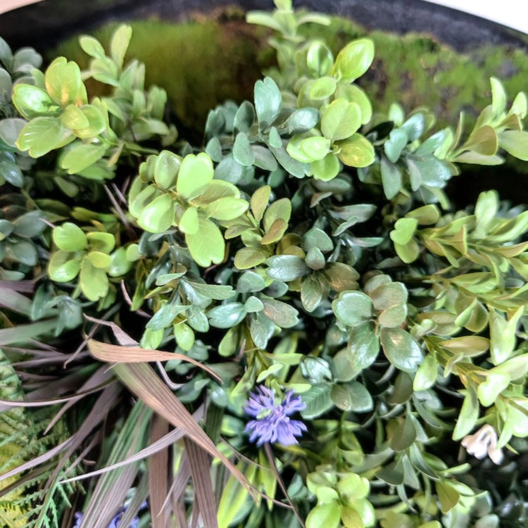 Mall Decoration Fireproof And UV Artificial Green Wall