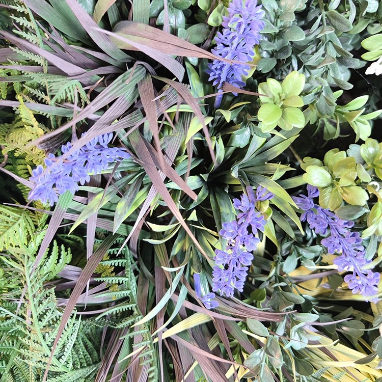 Mall Decoration Fireproof And UV Artificial Green Wall