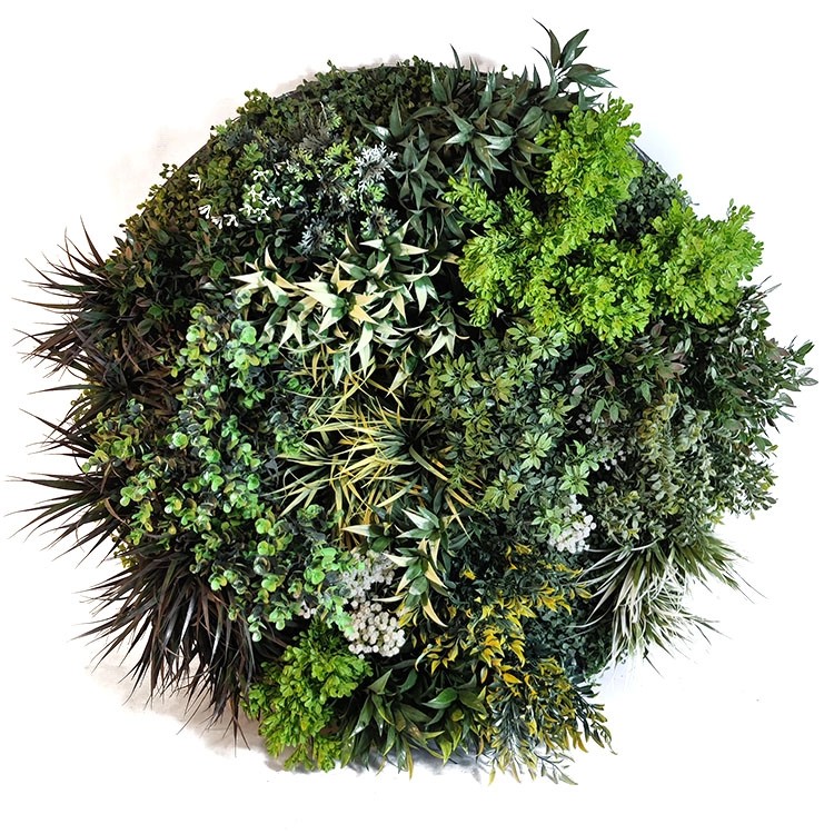 Bar Decoration Fireproof And UV Artificial Green Wall