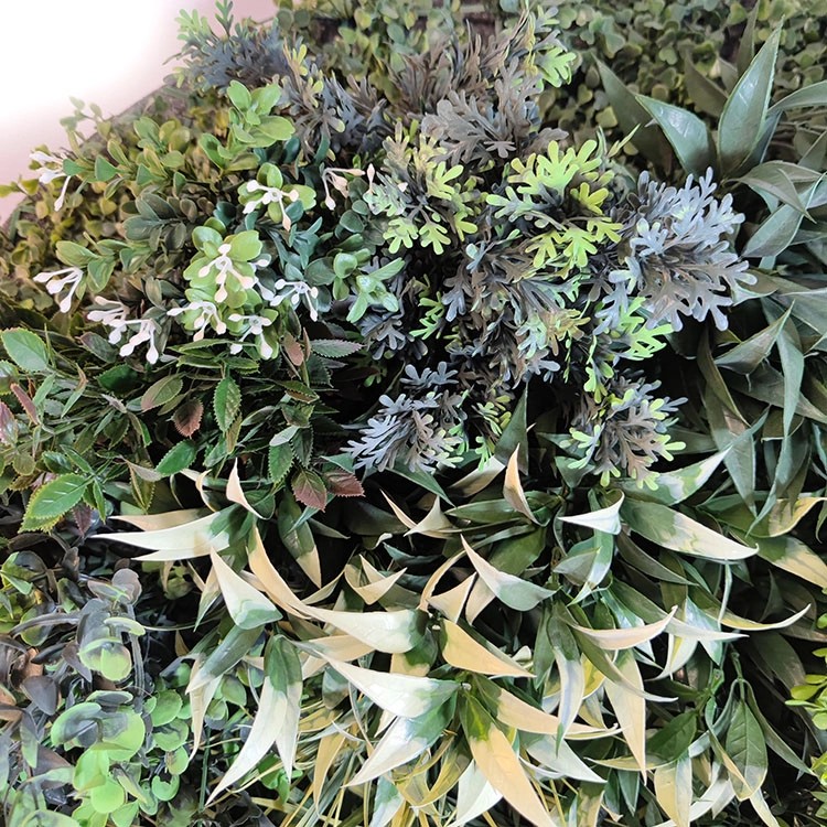 Bar Decoration Fireproof And UV Artificial Green Wall