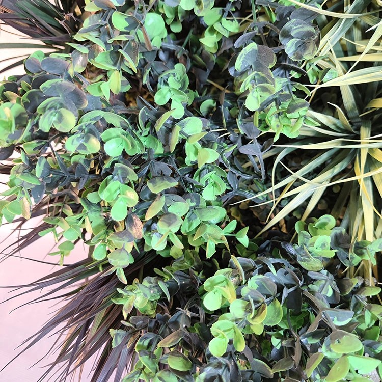 Bar Decoration Fireproof And UV Artificial Green Wall