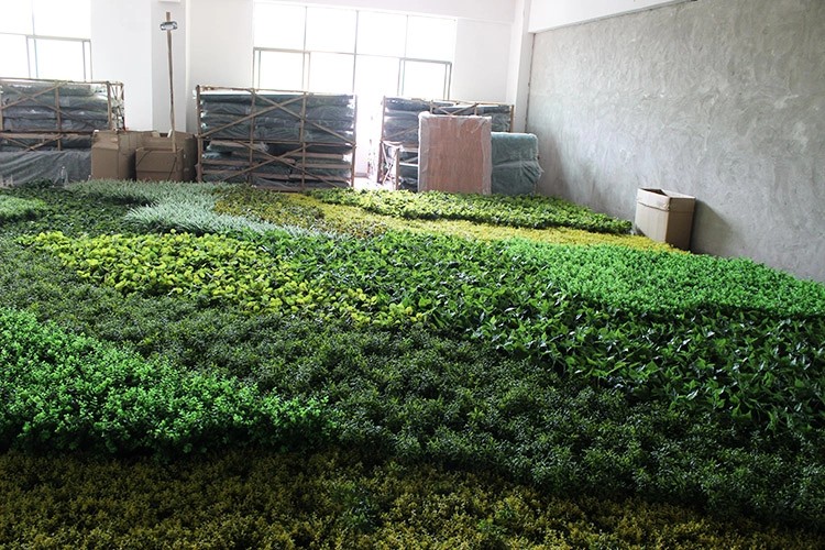 Kuwait Office Decoration Indoor Artificial Green Wall