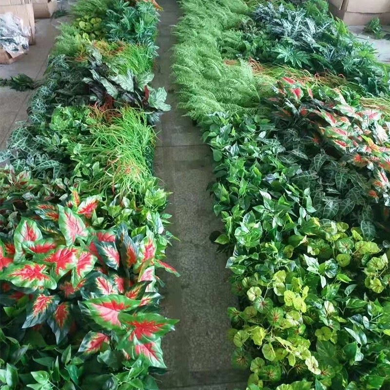 Hotel Decoration Indoor Artificial Plant Wall 