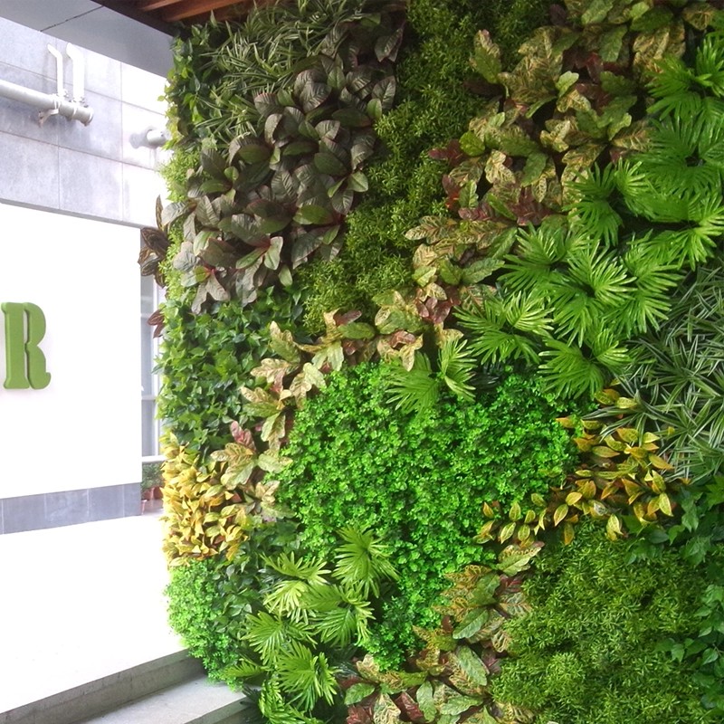 Hotel Decoration Indoor Artificial Plant Wall 