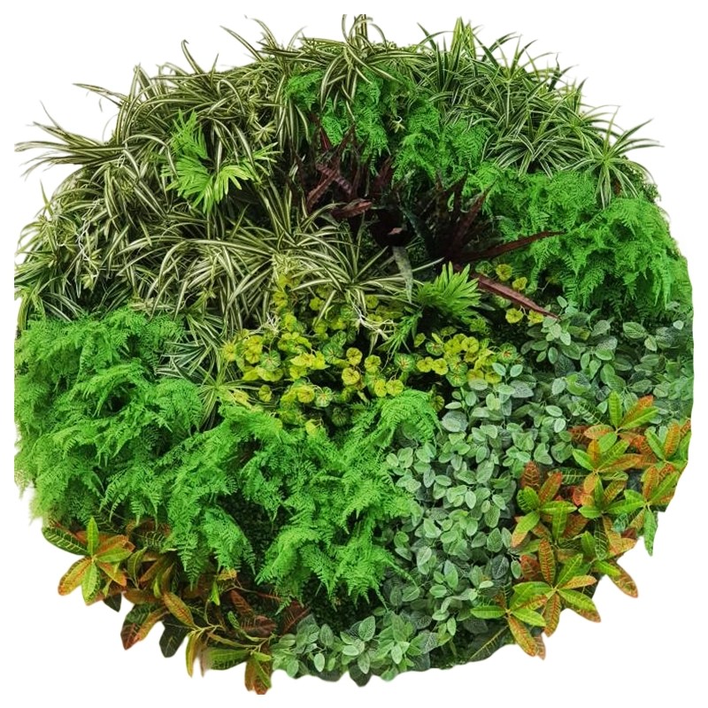 Hotel Decoration Indoor Artificial Plant Wall 