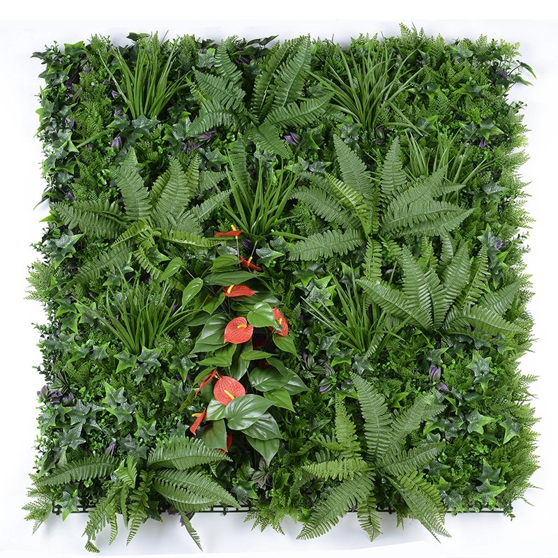 Mall Decoration Outdoor Artificial Green Wall 