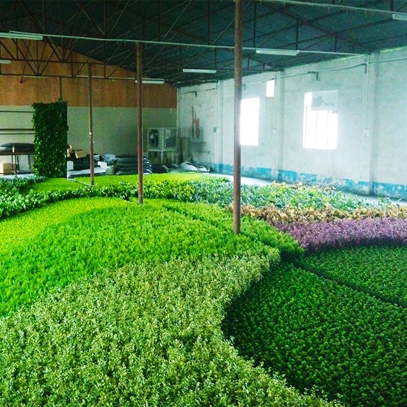Office Decoration Indoor Artificial Plant Wall 