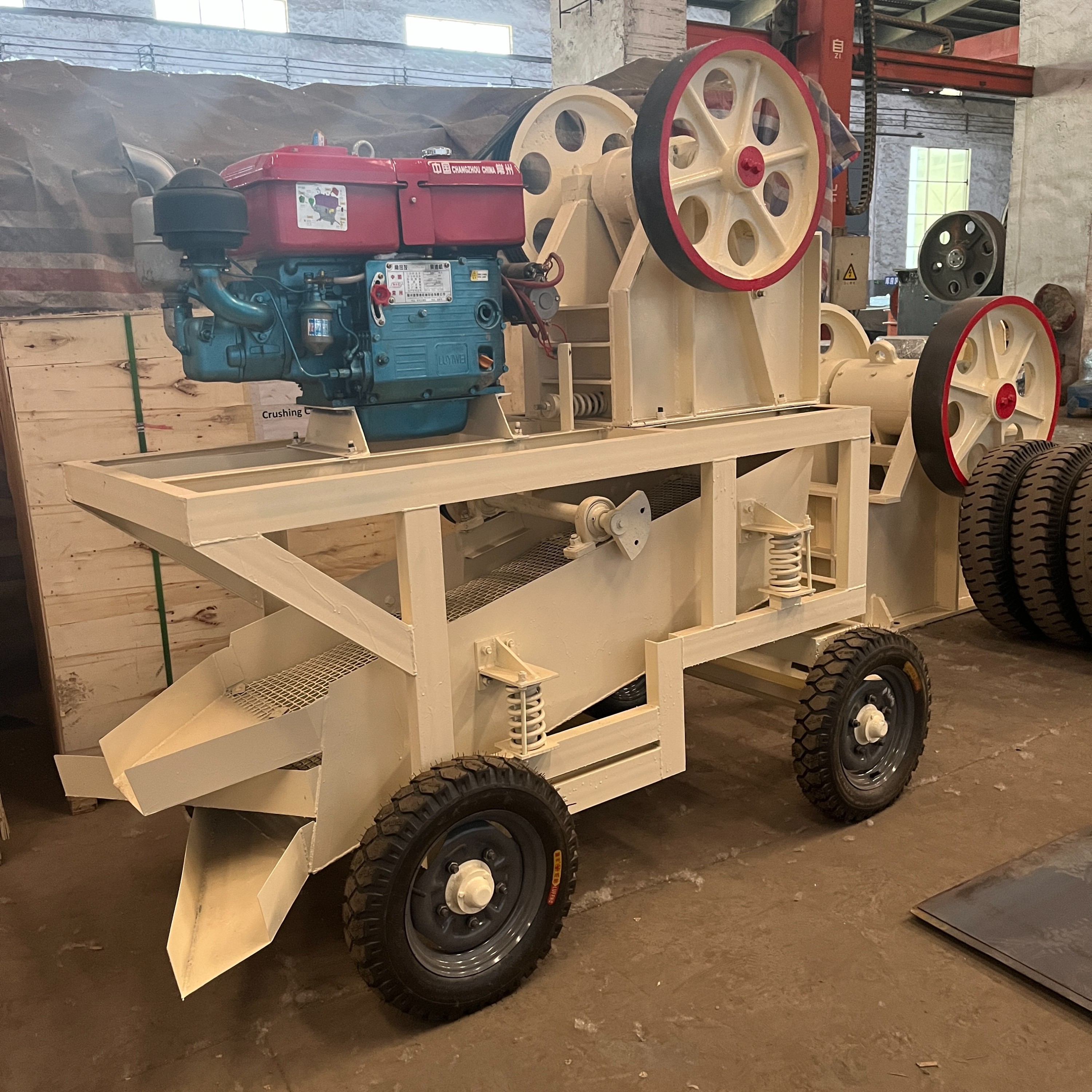 #slider-caption-0 Small mobile crusher